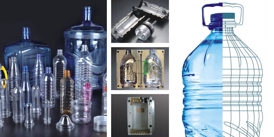 Come viene eseguita la creazione di stampi in PET?